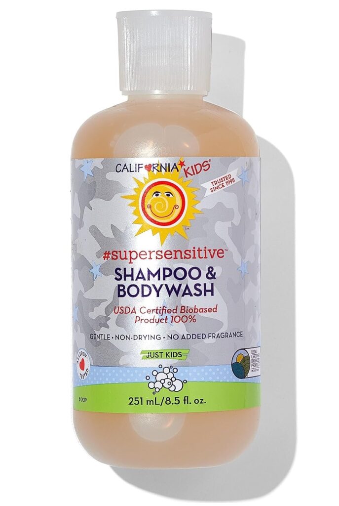 California Kids Super Sensitive Unscented Shampoo product image