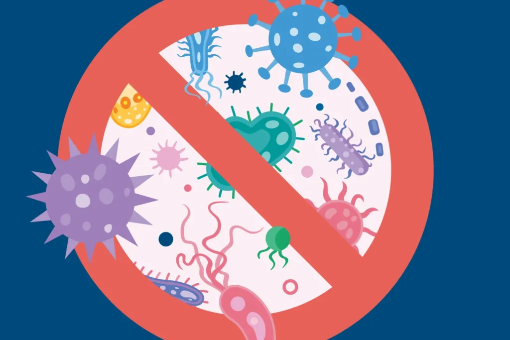 Antimicrobial resistance illustration