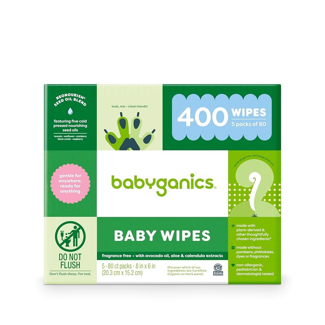 babyganics baby wipes product image
