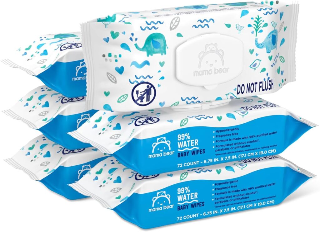 Mama Bear 99% water based baby wipes product image