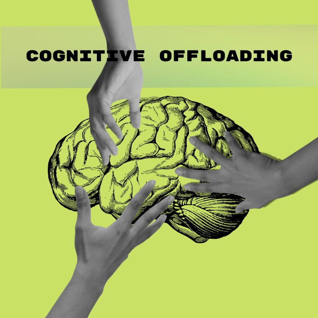 Illustration of cognitive overload, depicting a brain overwhelmed by excessive information and stimuli.